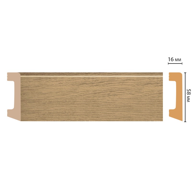 Цветной напольный плинтус D234-83 