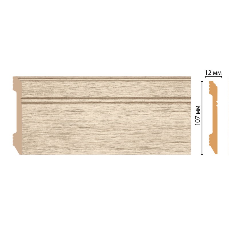 Плинтус напольный D105-72 