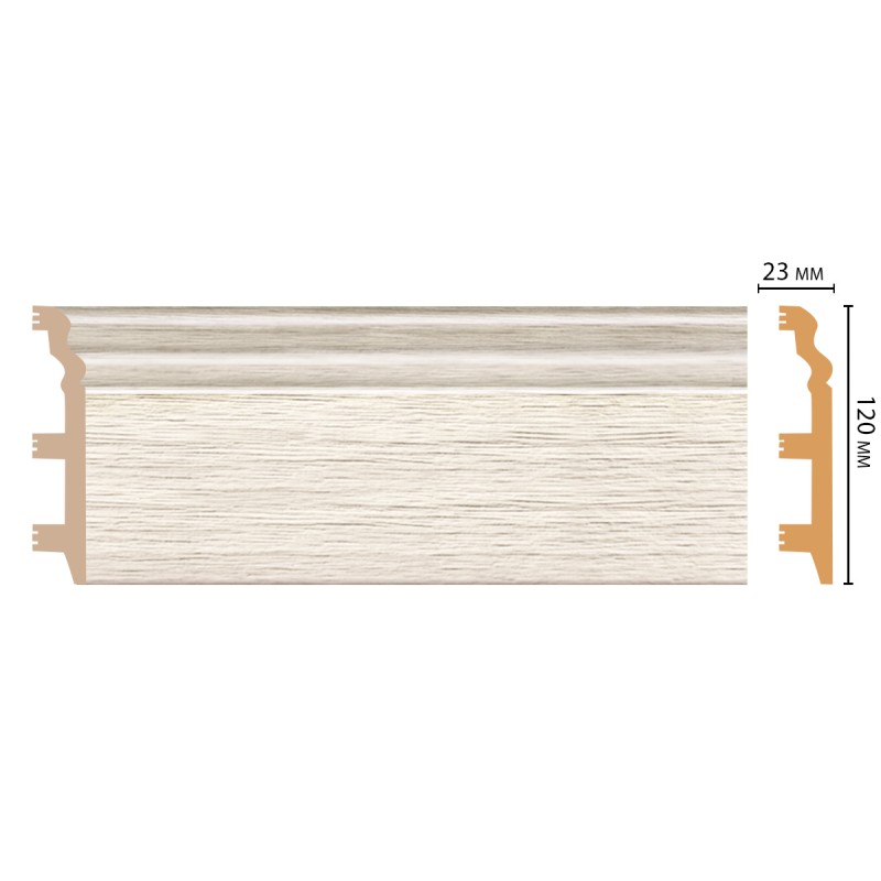 Цветной напольный плинтус D233-70 