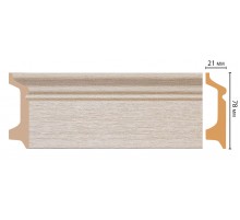 D122-71 ШК/16 Плинтус напольн.DECOMASTER(78*21*2400 мм)