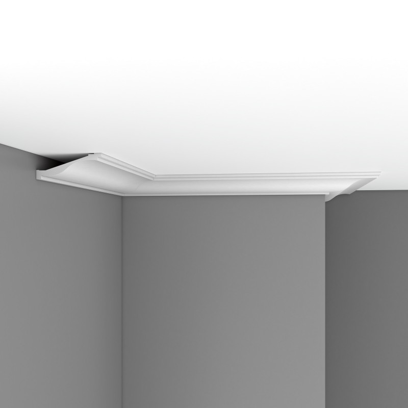 Плинтус потолочный без орнамента 96331