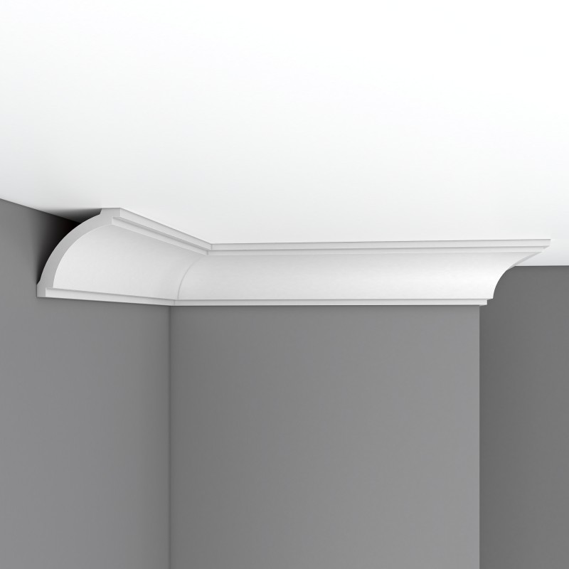 Плинтус потолочный без орнамента 96616