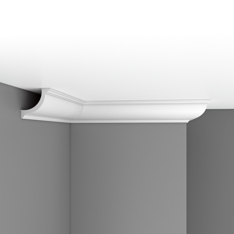 Плинтус потолочный без орнамента 96689