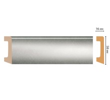 D234-375 ШК/15 Плинтус напольн.DECOMASTER(58*16*2400 мм)