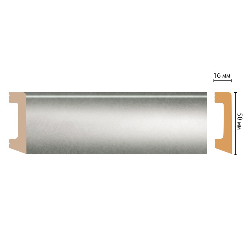 Цветной напольный плинтус D234-375 