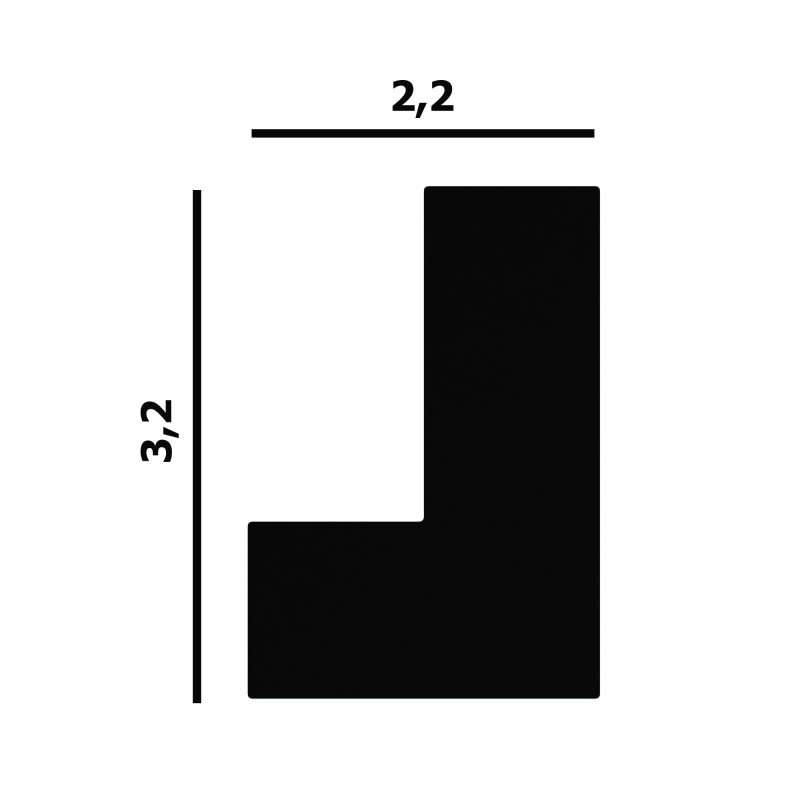 Плинтус (карниз) P65