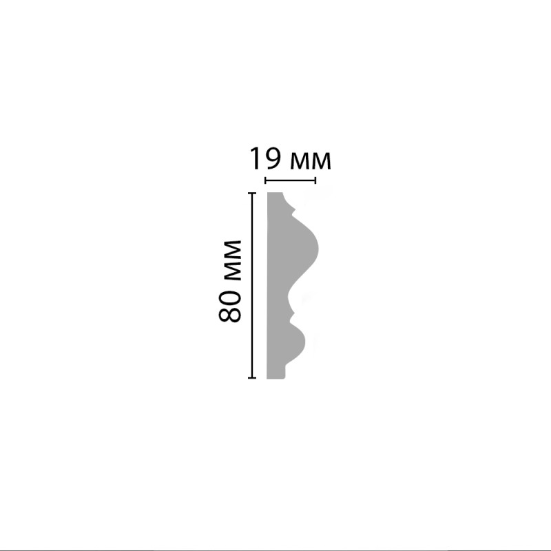 Молдинг гладкий 97617 Гибкий