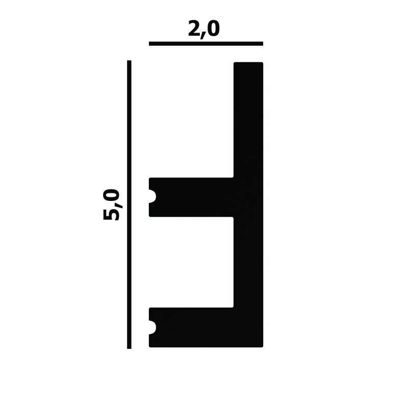 Карниз (плинтус) P80