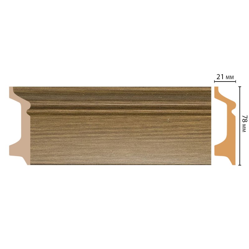 Цветной напольный плинтус D122-73 