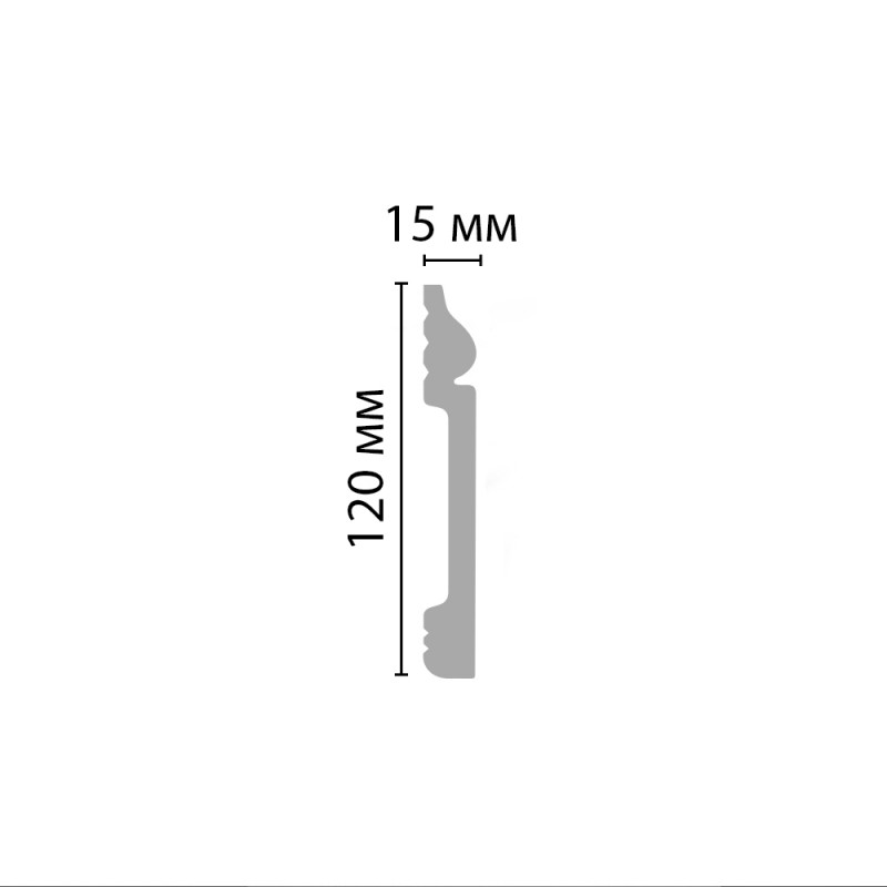 плинтус напольный  дюропрофиль  D004