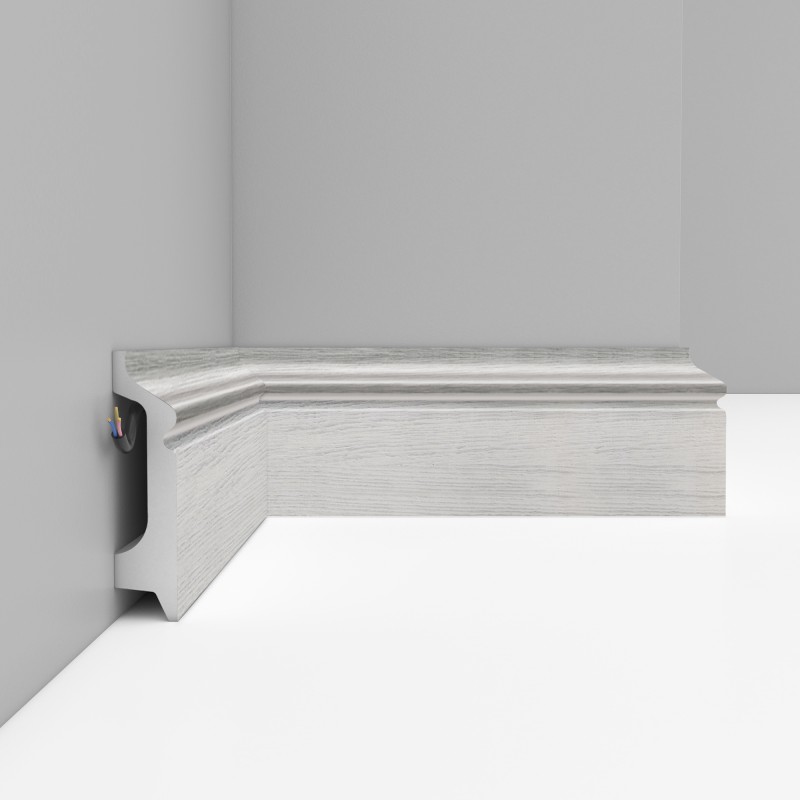 Цветной напольный плинтус D122-84 