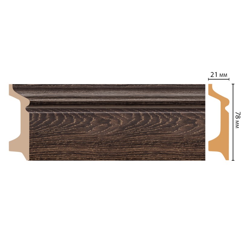 Цветной напольный плинтус D122-81 