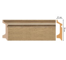 D122-83 ШК/16 Плинтус напольн.DECOMASTER(78*21*2400 мм)