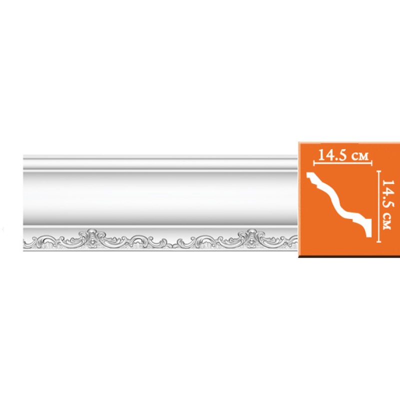 95697 потолочный плинтус с орнаментом DECOMASTER