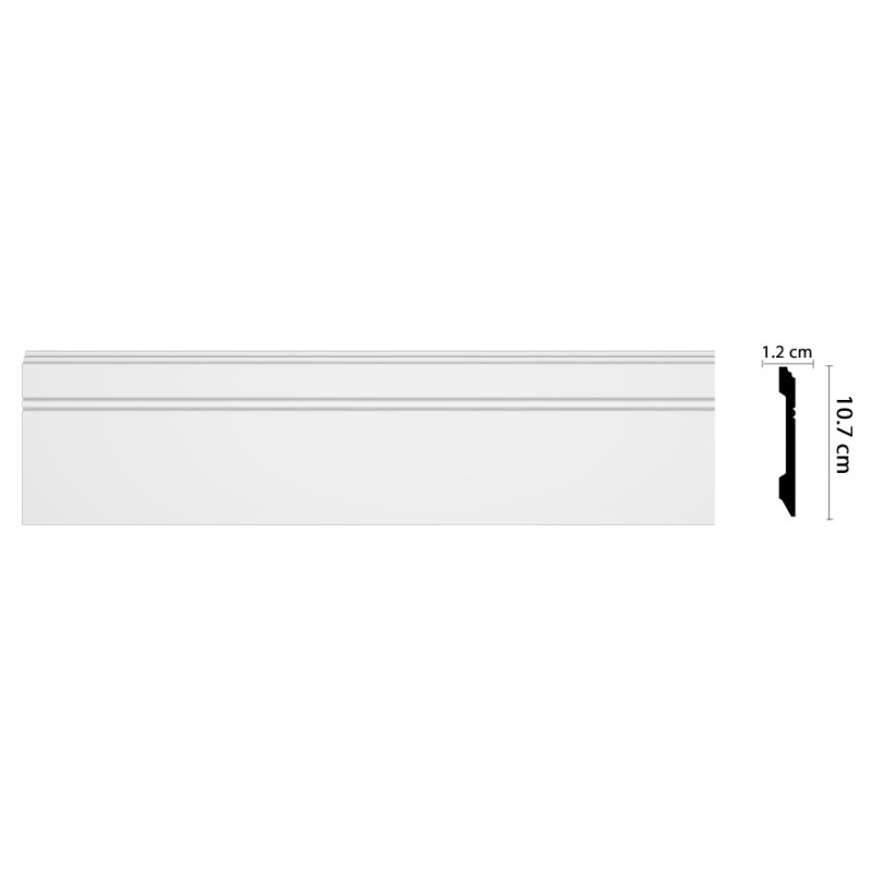 плинтус напольный  дюропрофиль  D105