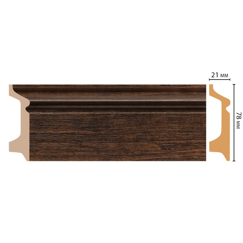 Цветной напольный плинтус D122-966 ДМ 