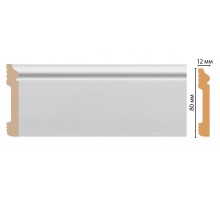 D005-114 ШК/26 плинтус напольн. DECOMASTER(79*13*2400 мм)