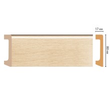 D235-71 ШК/20 Плинтус напольн.DECOMASTER(80*17*2400 мм)