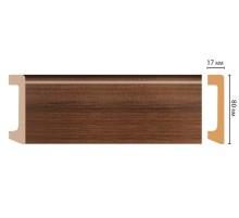 D235-74 ШК/20 Плинтус напольн.DECOMASTER(80*17*2400 мм)