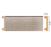 D235-77 ШК/20 Плинтус напольн.DECOMASTER(80*17*2400 мм)