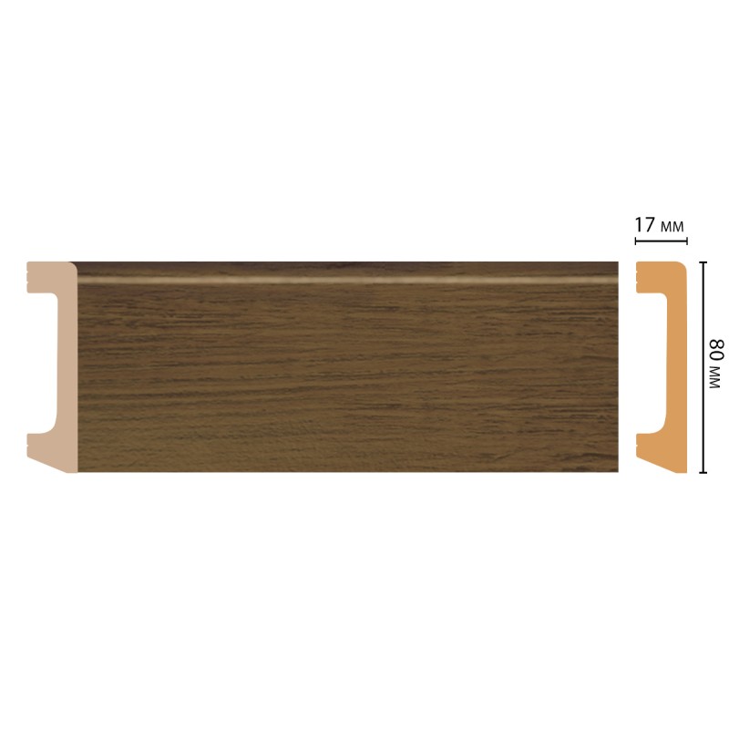 Цветной напольный плинтус D235-88 