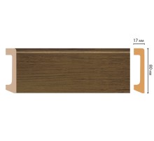 D235-88 ШК/20 Плинтус напольн.DECOMASTER(80*17*2400 мм)