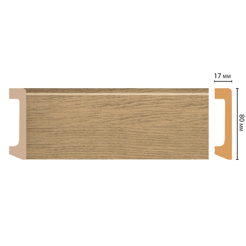 Цветной напольный плинтус D235-83 