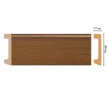 D235-85 ШК/20 Плинтус напольн.DECOMASTER(80*17*2400 мм)