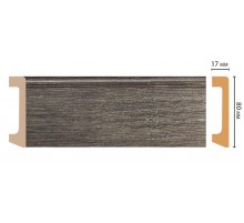 D235-86 ШК/20 Плинтус напольн.DECOMASTER(80*17*2400 мм)