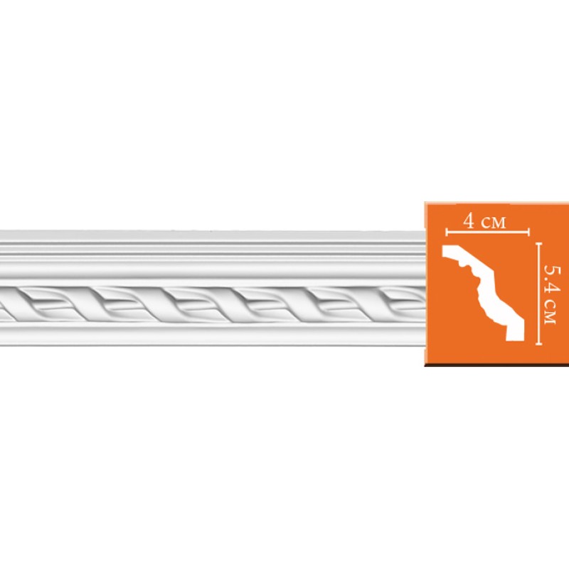 95081 потолочный плинтус с орнаментом DECOMASTER