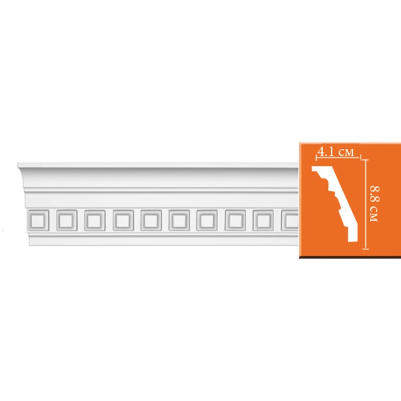 95132 потолочный плинтус с орнаментом DECOMASTER