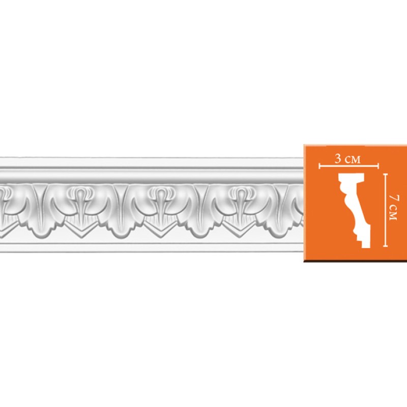 95214 потолочный плинтус с орнаментом DECOMASTER
