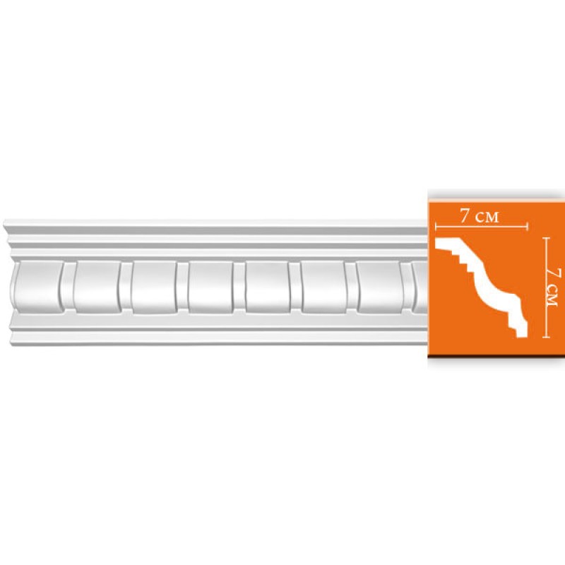 95345 потолочный плинтус с орнаментом DECOMASTER