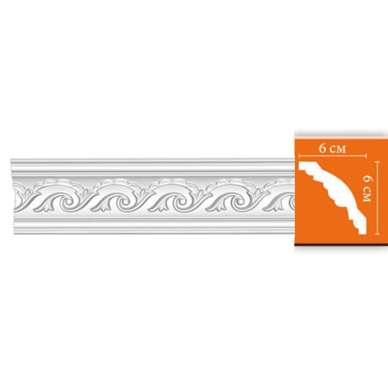 95610 потолочный плинтус с орнаментом DECOMASTER