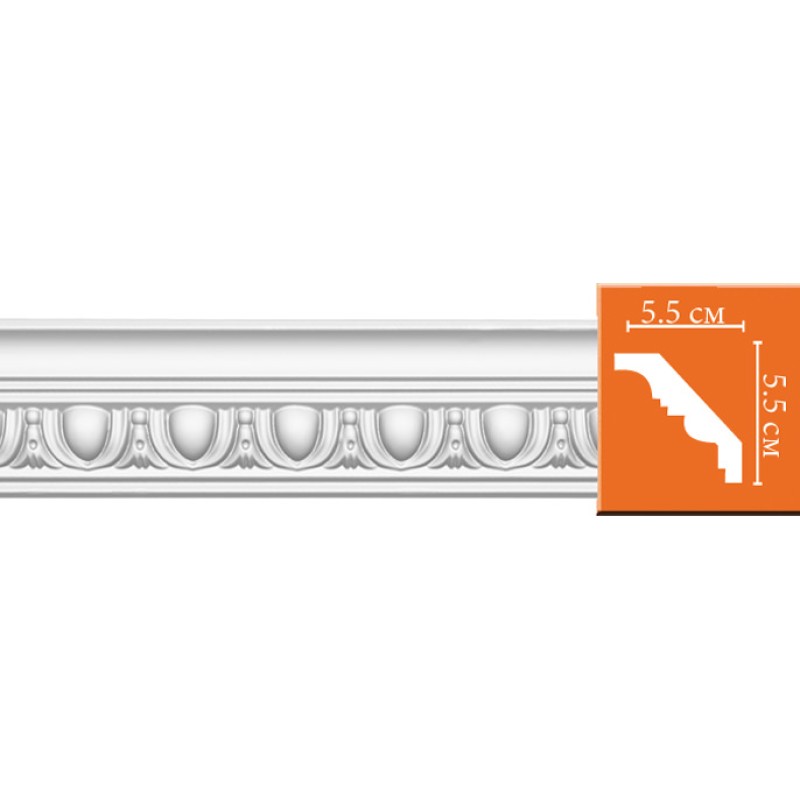 95613 потолочный плинтус с орнаментом DECOMASTER