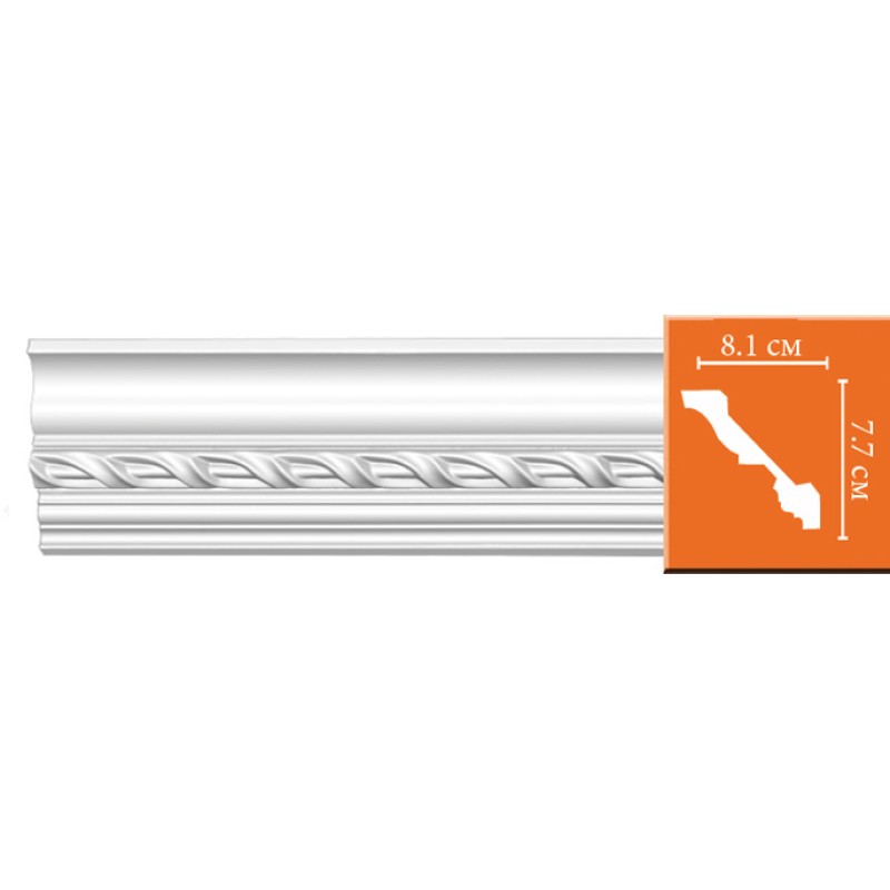 95673 потолочный плинтус с орнаментом DECOMASTER