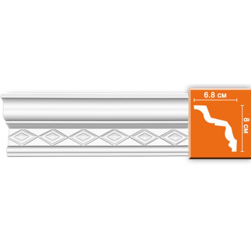 95825 потолочный плинтус с орнаментом DECOMASTER