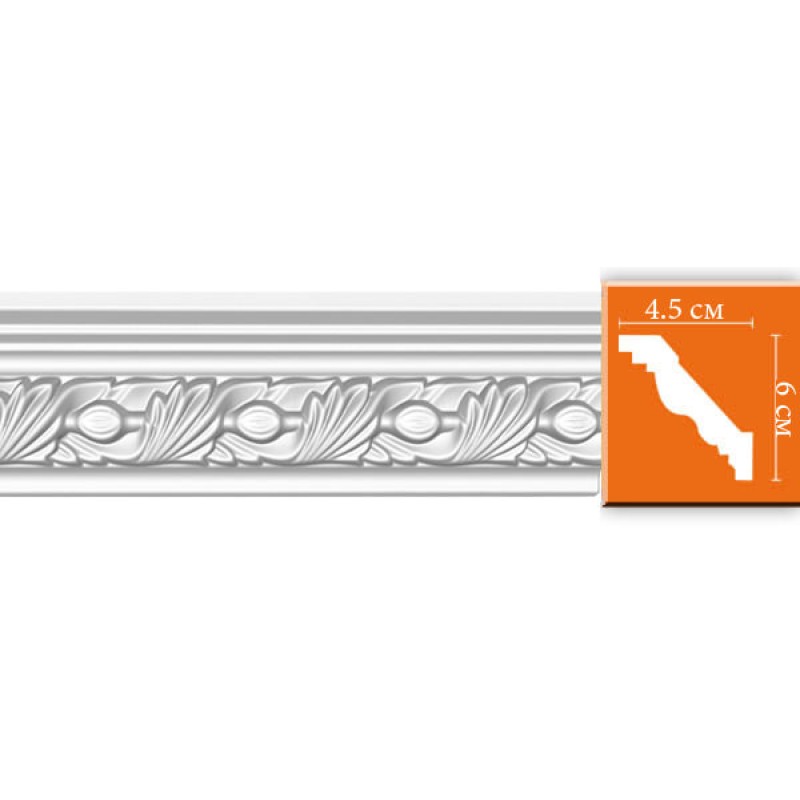 95861 потолочный плинтус с орнаментом DECOMASTER