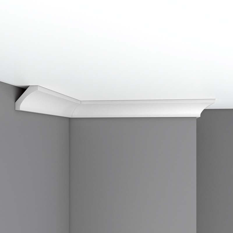 Плинтус потолочный без орнамента 96010