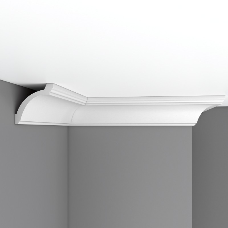 Плинтус потолочный без орнамента 96020