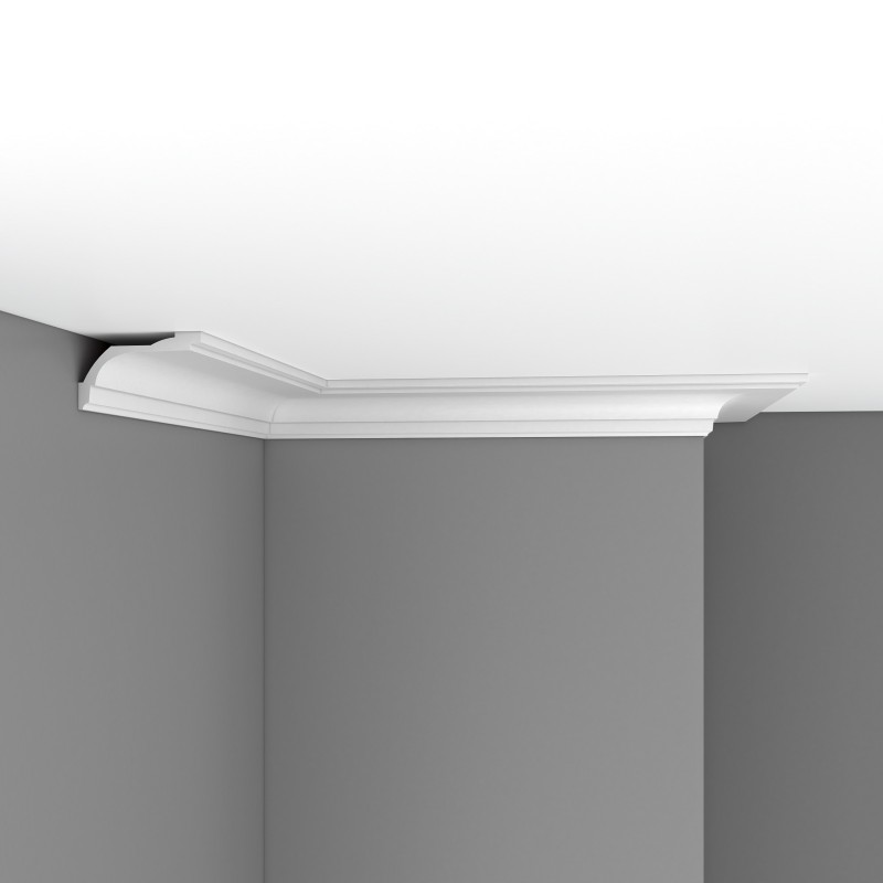 Плинтус потолочный без орнамента 96220