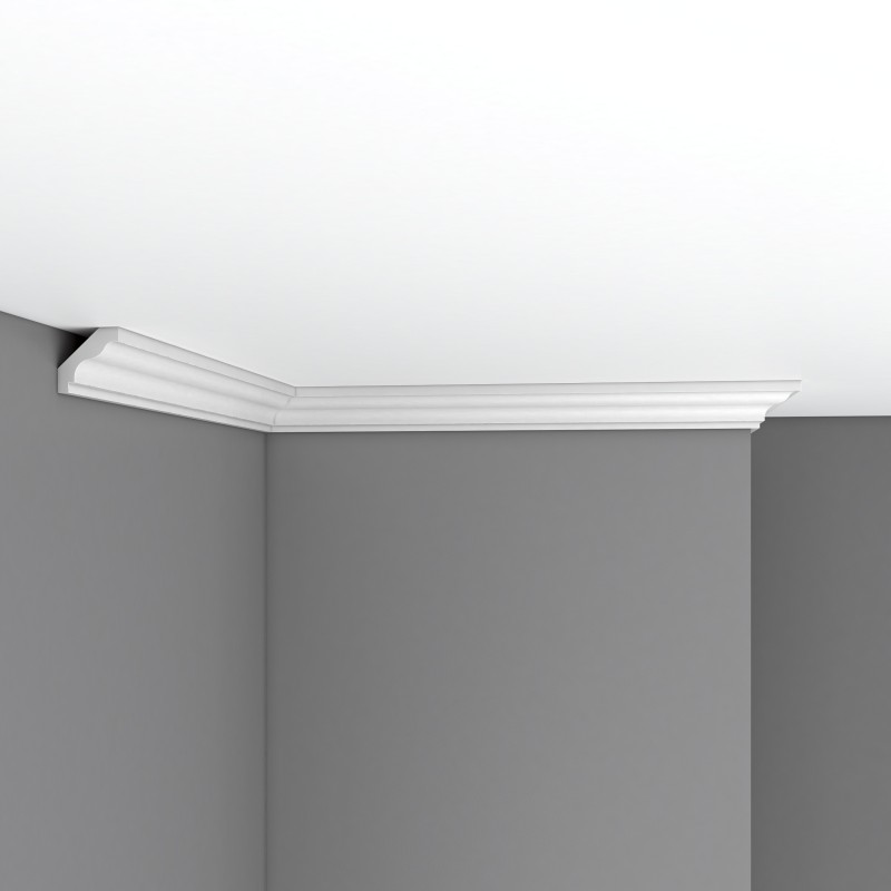 Плинтус потолочный без орнамента 96230