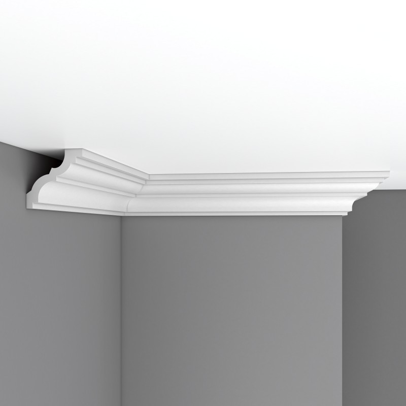 Плинтус потолочный без орнамента 96614