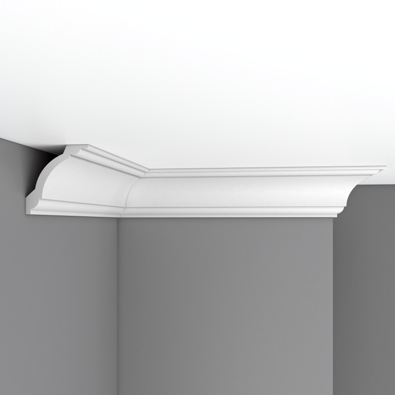 Плинтус потолочный без орнамента 96620