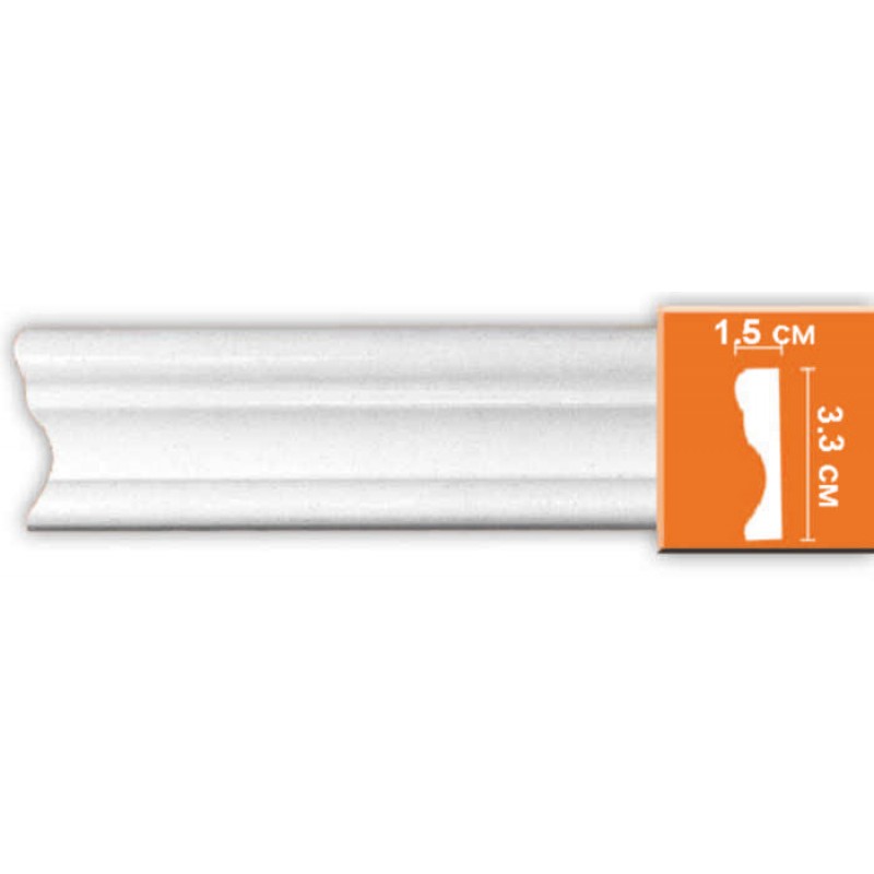 Молдинг без орнамента 97124