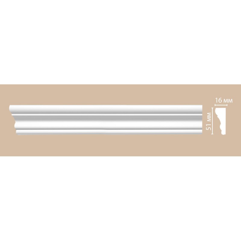 Молдинг гладкий 97164