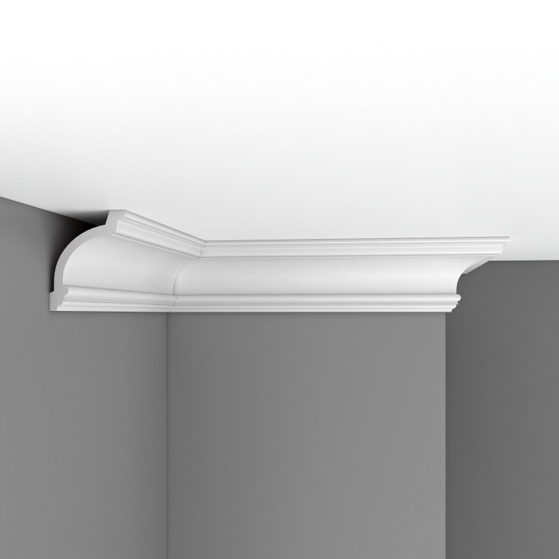 Плинтус потолочный без орнамента DP217