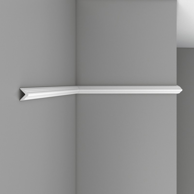 Плинтус потолочный без орнамента DP332