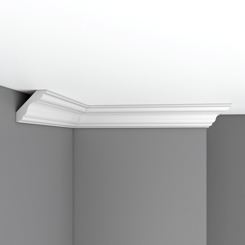 Плинтус потолочный без орнамента DP337