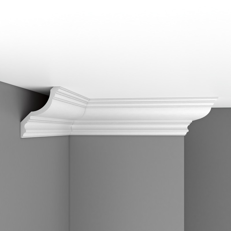 Плинтус потолочный без орнамента DP372